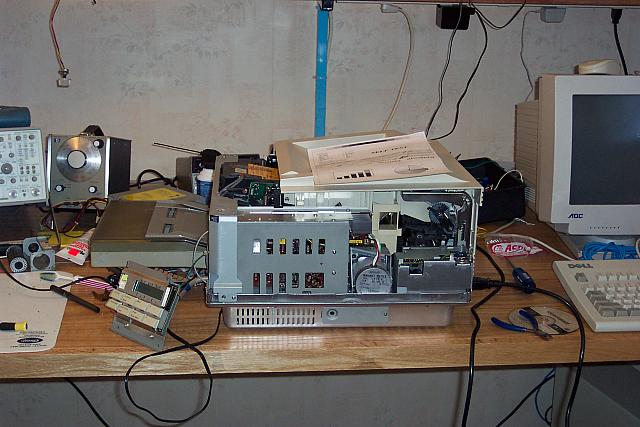 Disassembled Printer