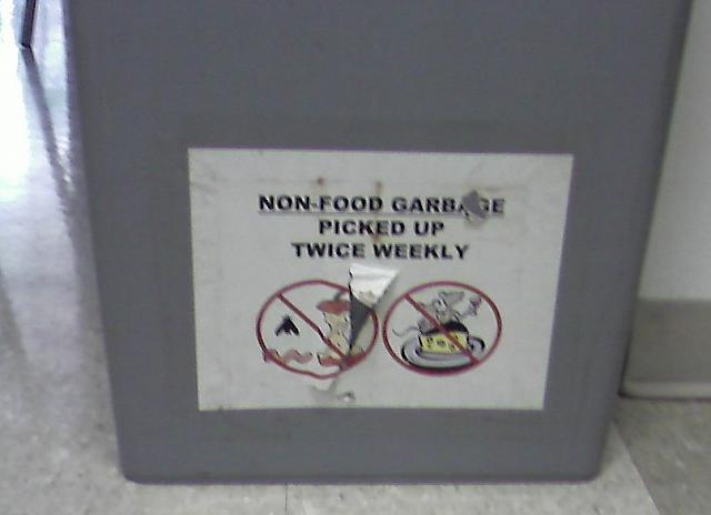 Who is the sign for?